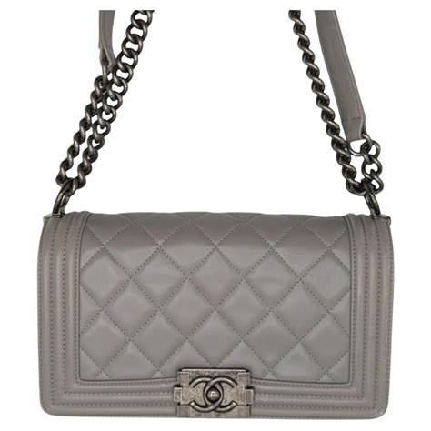 matchi.g shoe chanel gray boy bag